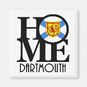 ZUHAUSE Dartmouth Nova Scotia Magnet (Vorne)