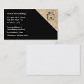 Zuhause, das Geschäfts-Karten umgestaltet Visitenkarte (Vorne/Hinten)