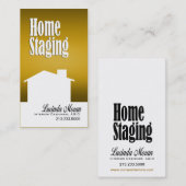 Zuhause, das Innenarchitekt-Entwurfs-Berater Visitenkarte (Vorne/Hinten)