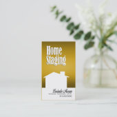 Zuhause, das Innenarchitekt-Entwurfs-Berater Visitenkarte (Stehend Vorderseite)