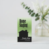 Zuhause, das Innenarchitekt-Entwurfs-Berater Visitenkarte (Stehend Vorderseite)