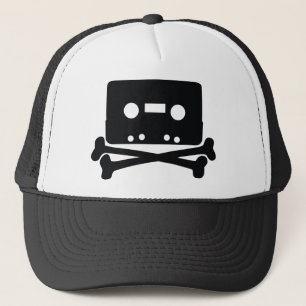 Zuhause, das Logo-Hut aufnimmt Truckerkappe
