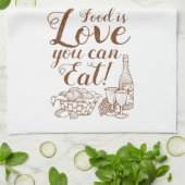 Zuhause, das Skript-Küchen-Tuch kocht Handtuch (Gefaltet)