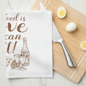 Zuhause, das Skript-Küchen-Tuch kocht Handtuch (Viertel Falte)