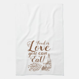 Zuhause, das Skript-Küchen-Tuch kocht Handtuch