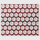 Zuhause - Das weihnachtliche Baumwrapping-Papier Geschenkpapier (Flach)