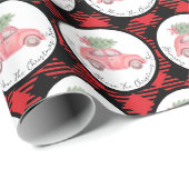 Zuhause - Das weihnachtliche Baumwrapping-Papier Geschenkpapier (Rolleneckpunkt)