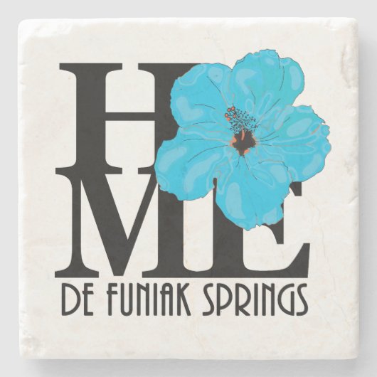 ZUHAUSE De Funiak Springs Florida Steinuntersetzer (Vorderseite)