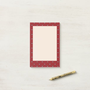 Zuhause Decoration Fun Stylist Sweet Heart Muster Post-it Klebezettel