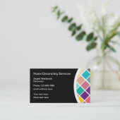 Zuhause Decorator Visitenkarten Visitenkarte (Stehend Vorderseite)