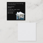 Zuhause-Dekoration und Stationierung von echtem An Quadratische Visitenkarte (Vorne/Hinten)