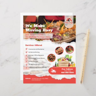Zuhause Delivery Service Flyer