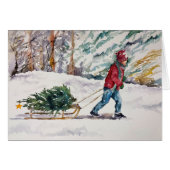 Zuhause den Baum holen (Vorderseite (Horizontal))