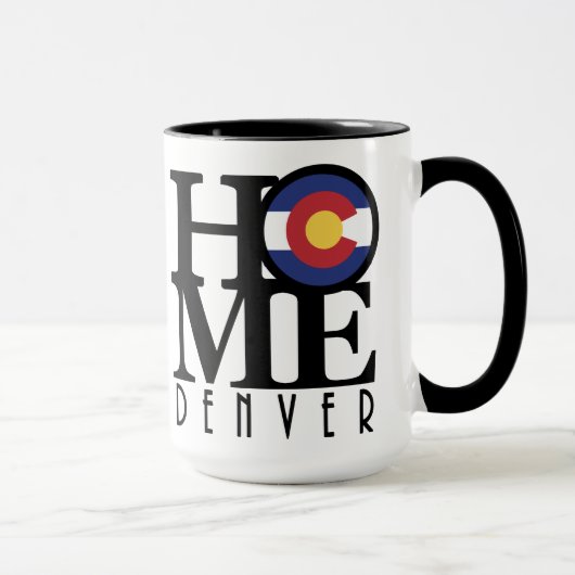 ZUHAUSE Denver Colorado 15oz Tasse (Rechts)