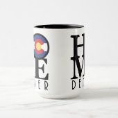 ZUHAUSE Denver Colorado 15oz Tasse (Zentrum)