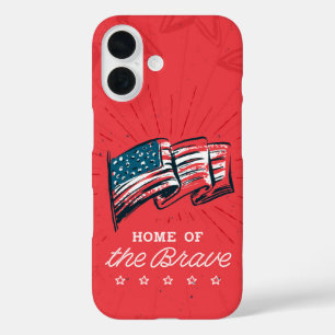 Zuhause der Brave iPhone 16 Hülle