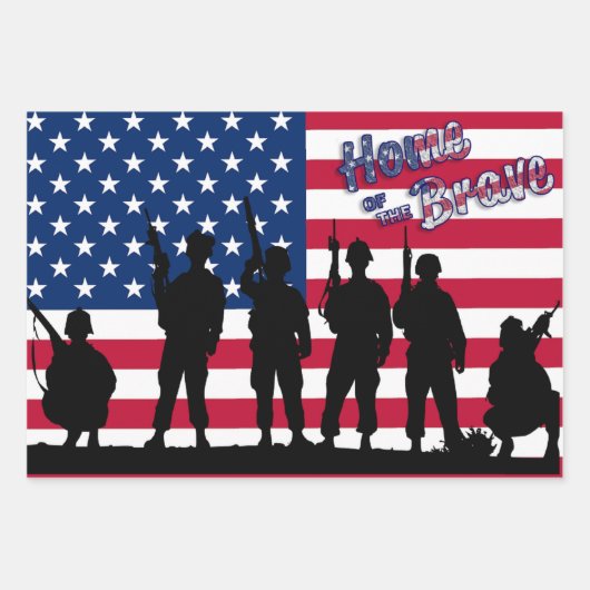 Zuhause der Brave Geschenkpapier Set (Vorderseite)