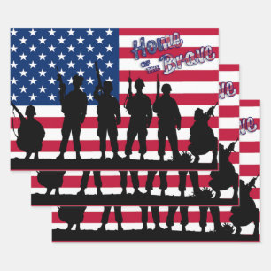 Zuhause der Brave Geschenkpapier Set