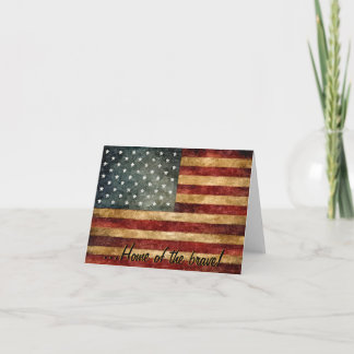Zuhause der Brave Notecard Karte