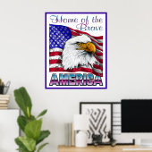 Zuhause der Brave Poster (Heimbüro)