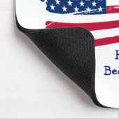 Zuhause der Freien Flagge Mousepad (Ecke)