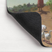 Zuhause der Gänsefülle (von Paul Peel) Mousepad (Ecke)