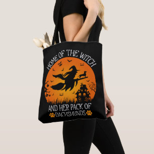 Zuhause der Hexe und ihr Bündel von Dackeln Cool Tasche