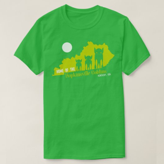 Zuhause der Hopkinsville-Goblins T-Shirt (Design vorne)