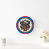 ZUHAUSE DER KOSTENLOS RUNDE WANDUHR (Zuhause)
