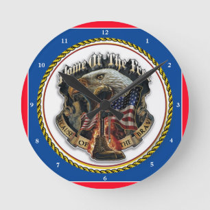 ZUHAUSE DER KOSTENLOS RUNDE WANDUHR