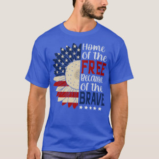Zuhause der kostenlosen Sonnenblumenprämie T-Shirt