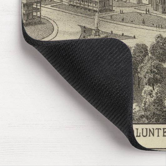 Zuhause der Mit Behinderung Freiwilligen Mousepad (Ecke)