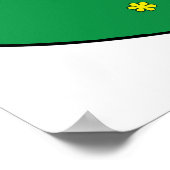 Zuhause der niedlichen Hütte Poster (Ecke)