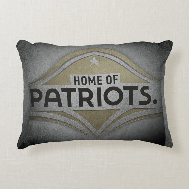 Zuhause der Patrioten Dekokissen (Vorderseite)