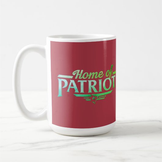 Zuhause der Patrioten Kaffeetasse (Links)