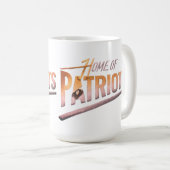 Zuhause der Patrioten Kaffeetasse (VorderseiteRechts)
