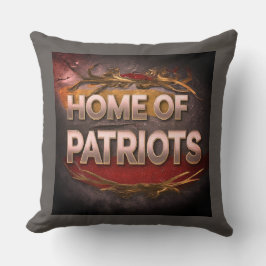 Zuhause der Patrioten Kissen