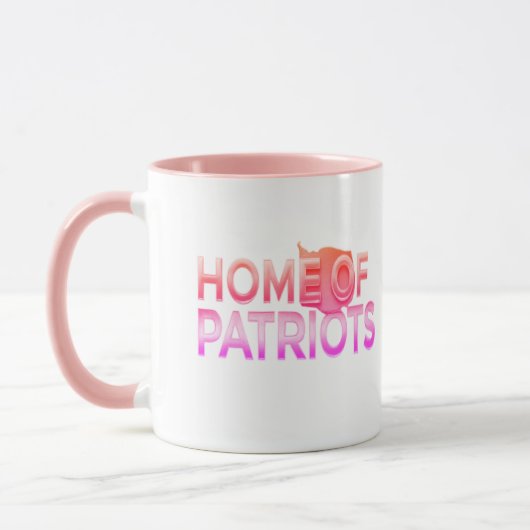 Zuhause der Patrioten Tasse (Links)
