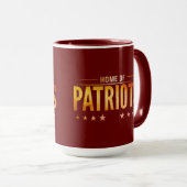 Zuhause der Patrioten Tasse (VorderseiteRechts)