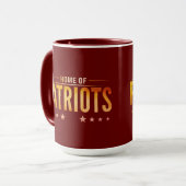 Zuhause der Patrioten Tasse (Vorderseite Links)