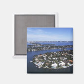 Zuhause der Privatinsel Biscayne Bay, Star Magnet (Vorderseite/Rückseite)