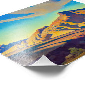 Zuhause der Ratte der Wüste von Maynard Dixon Fotodruck (Ecke)