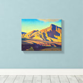 Zuhause der Ratte der Wüste von Maynard Dixon Leinwanddruck (Insitu (Holzboden))