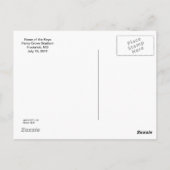 Zuhause der Schlüssel, Frederick, MD Postkarte (Rückseite)