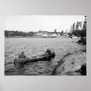 Zuhause der Venison, Anfang des 19. Jahrhunderts Poster