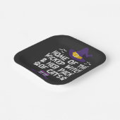 Zuhause der Wicken Hexe und ihr Katzen-Funny Pappteller (Gewinkelt)