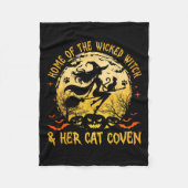 Zuhause der Wicken und ihrer Katze Witzhollen Fleecedecke (Vorderseite)