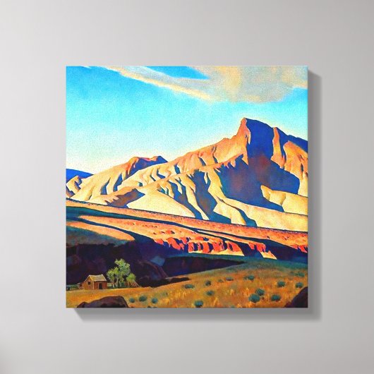 "Zuhause der Wüstenrat" von Maynard Dixon Leinwanddruck (Vorderseite)