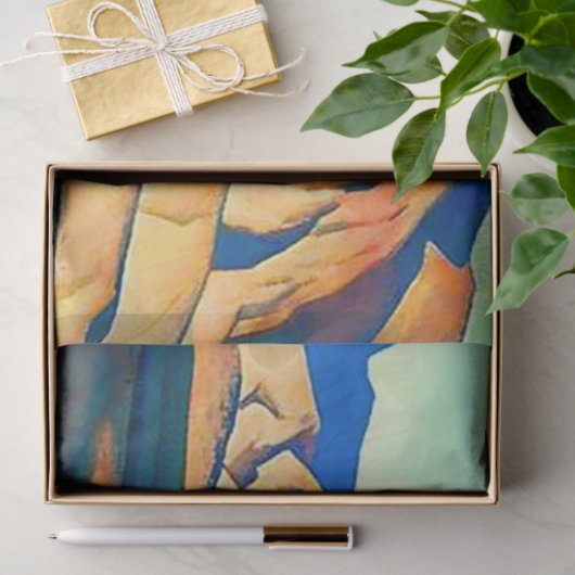 "Zuhause der Wüstenrat" von Maynard Dixon Seidenpapier (Geschenk)