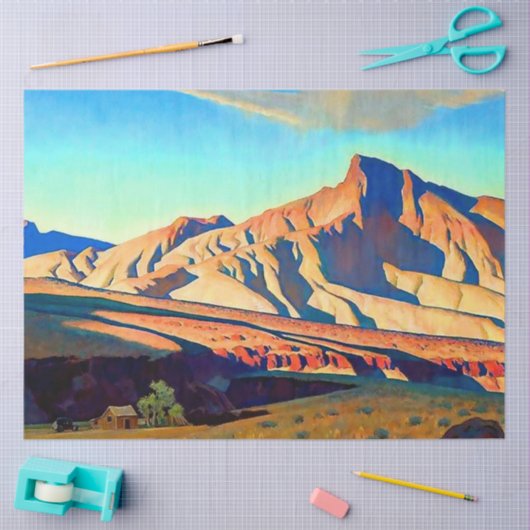 "Zuhause der Wüstenrat" von Maynard Dixon Seidenpapier (Basteln)